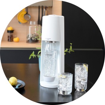 Карбонатор Soda Stream TERRA белый +2 бутылки 0,5л