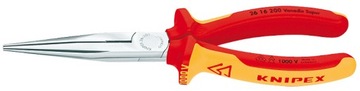 KNIPEX 26 16 200 Szczypce półokrągłe wydłużone VDE