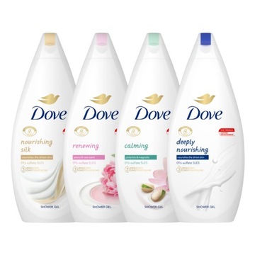 Dove Zestaw żel pod prysznic mix 4x720ml