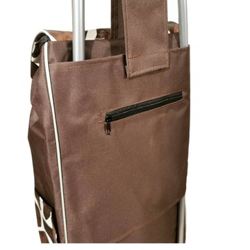 СУМКА ПОКУПОЧНАЯ ТРАРТЛЬ НА КОЛЕСАХ ПАНТЕРКА ПРОЧНАЯ СКЛАДНАЯ РАМА