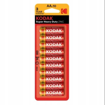 Bateria cynkowo-węglowa Kodak AA (R6) 10 szt.