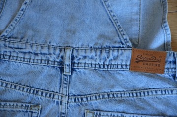 krótkie ogrodniczki Superdry r. 40 (12) jeansowe