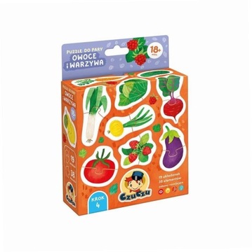 CzuCzu Puzzle do pary Owoce i warzywa 18m+