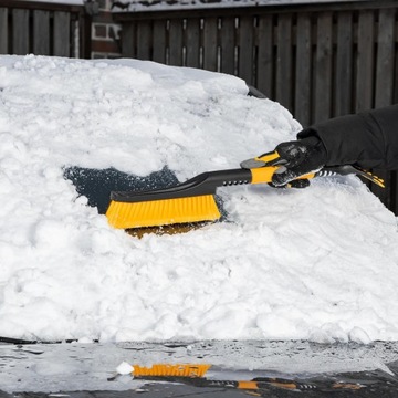Щетка для уборки снега со скребком, 60 см, скребок для стекол автомобиля
