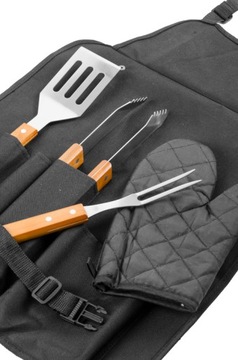 ZESTAW DO GRILLA +haft logo na prezent urodziny