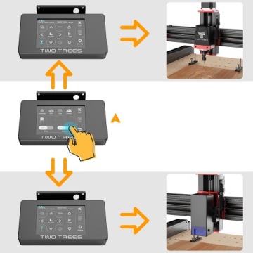 Плоттер фрезерный станок с ЧПУ TwoTrees TTC 450 Pro лазерный гравировальный станок 460х460х80мм
