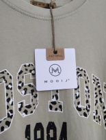 T-shirt/Tunika beżowy 100% bawełna, włoska jakość, marka Mooij, wysyłka 24h
