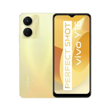 SMARTFON VIVO Y16 4/128GB Złoty
