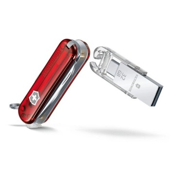 Карманный нож Victorinox@work, USB A/C 3.0/3.1, 32 ГБ