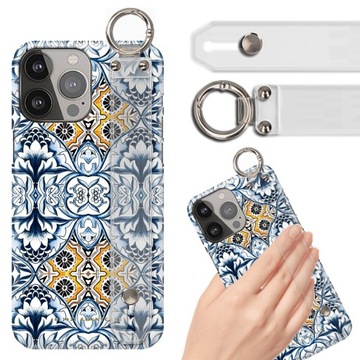 ETUI+PASEK do IPHONE 13 PRO MAX MAROCO DEKOR Wzory