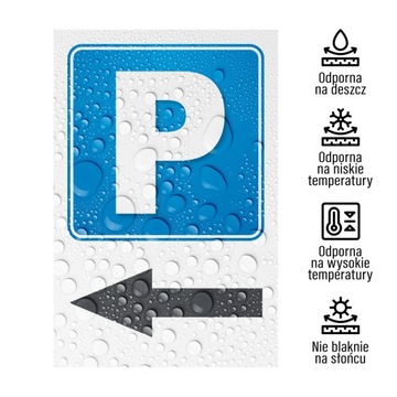 Указатель направления ПАРКОВКА СЛЕВА 20х30