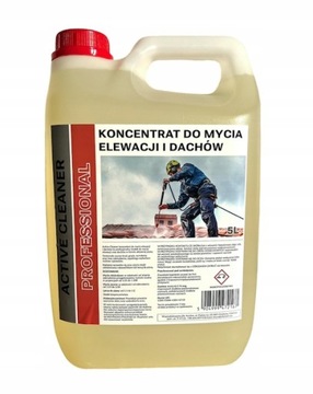 Płyn koncentrat ACTIVE CLEANER do czyszczenia mycia elewacji i dachu 5l