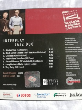 INTERPLAY JAZZ DUO CD компакт-диск