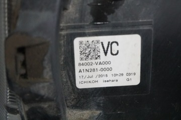 SUBARU LEVORG SVĚTLO PRAVÁ PŘEDNÍ 84002-VA000 LED UK 2016ROK