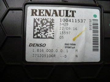 DACIA DOKKER POUZDRO RADIÁTORU RADIÁTOR 271205106R