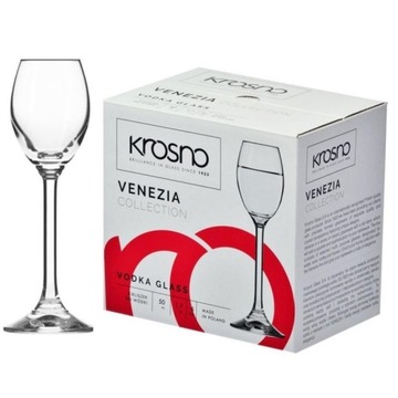 6 x kieliszek do wódki 50 ml Venezia KROSNO
