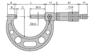 АНАЛОГОВЫЙ МИКРОМЕТР НАРУЖНЫЙ ММЗб-С 100-125 мм