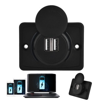GNIAZDO SAMOCHODOWE ŁADOWARKA USB 3,1A 12V 24V