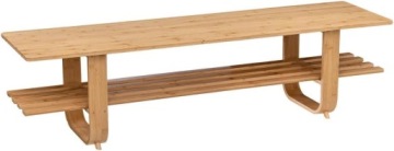 Bambusový stolek pod televizi 140x38x36 cm Hoca