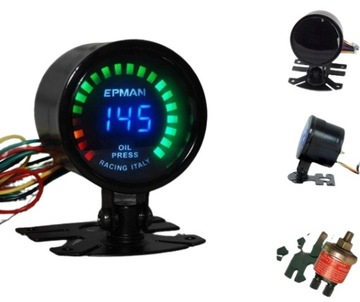 EPMAN ciśnienie oleju 52mm LED LCD bar / HKS APEXI