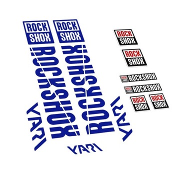 Совместимые наклейки на вилки ROCK SHOX YARI
