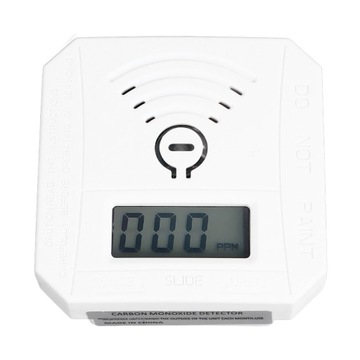 Wyświetlacz LCD alarmu CO Mini dźwięk o wysokiej czułości Ostrzeżenie