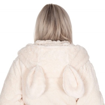 ХАЛАТ ЖЕНСКИЙ ТЕПЛЫЙ С КАПЮШОНОМ R.S/M, ЗАВЯЗЫВАЕМЫЙ НА ТАЛИИ, ТОЛСТЫЙ, ДЛИННЫЙ, МЯГКИЙ