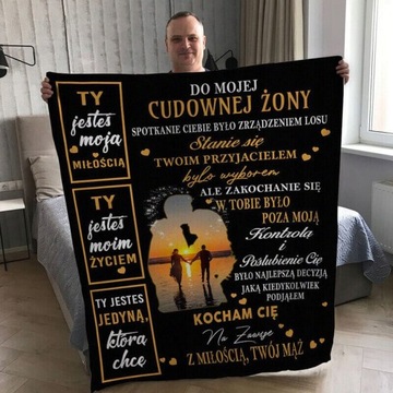 Kocyk od rodziców dający córce-List Miłosny