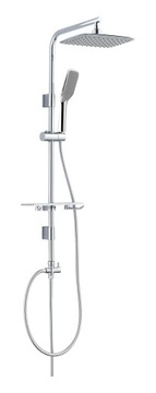 ПОЛЬША VALVEX смеситель для душа + душевой набор RAIN SHOWER с ПОЛОЧКОЙ