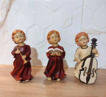 Ceramiczne Figurki Dzieci z Instrumentami