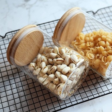 3 СТЕКЛЯННЫХ КОНТЕЙНЕРА ДЛЯ ХРАНЕНИЯ ПИЩЕВЫХ ПРОДУКТОВ