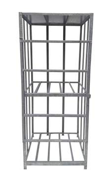 * KLATKA NA 8 X BUTLA GAZOWA 11KG KOSZ STOJAK K-8 BUTLE GAZOWE KONTENER BOX