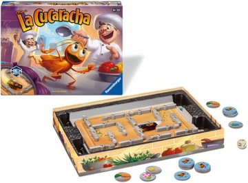 РАВЕНСБУРГЕР ЛА КУКАРАЧА СЕМЕЙНАЯ НАСТОЛЬНАЯ ИГРА ДЛЯ ДЕТЕЙ «ПОЙМАЙТЕ ЧЕРВЯКА»