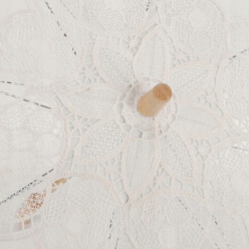 KORONKOWY HAFTOWANY PARASOL PRZECIWSŁONECZNY61CM