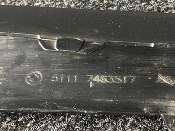 BMW 1 F40 LIŠTA DOPLNĚNÍ NÁRAZNÍKU PŘEDNÍ 7463517