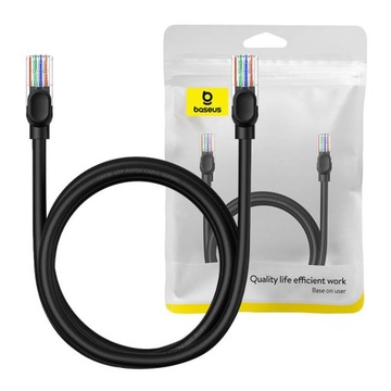 BASEUS PRZEWÓD INTERNETOWY KABEL SIECIOWY ETHERNET LAN RJ45 CAT5 1GB/S 1,5M