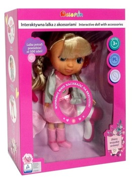 Кукла с аксессуарами, говорящая 100 предложений.