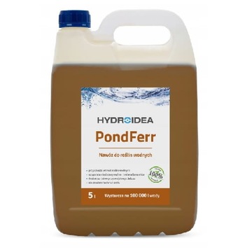 Hydroidea PondFerr 5L - nawóz do roślin wodnych oczko wodne