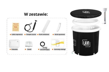 Ледяная ванна для плавания Barrel Lavi, 75 см, с крышкой и термометром