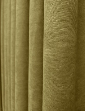 TKANINA MATERIAŁ MILAN VELVET TŁOCZONY ZASŁONA OLIWKOWY 300 cm