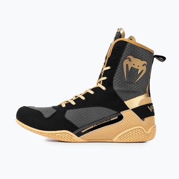 Buty bokserskie Venum Elite Boxing black/beige 42 (9 US)