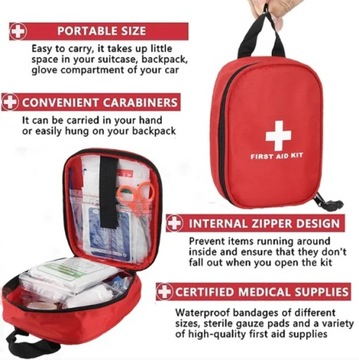 Портативный набор для выживания в чрезвычайных ситуациях, для путешествий, кемпинга, медицины, многослойный