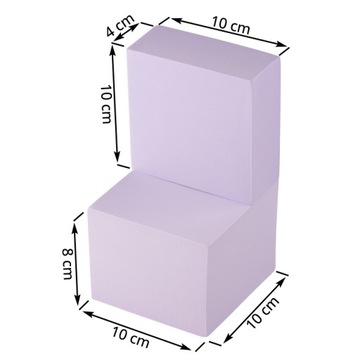 Кубовидный куб FreePower 10x8 см, фиолетовый
