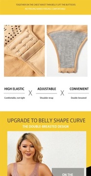 Flarixa Seamless Comfy Bodysuit Shaper Printed Plu