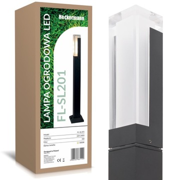 НАРУЖНАЯ СВЕТОДИОДНАЯ САДОВАЯ ЛАМПА IP44 60см