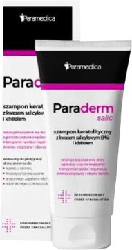 PARADERM SALIC SZAMPON KERATOLITYCZNY ŁUSZCZYCA