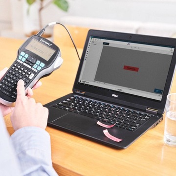 DYMO 420P Термотрансферный принтер для этикеток ABC Клавиатура Чемодан Набор