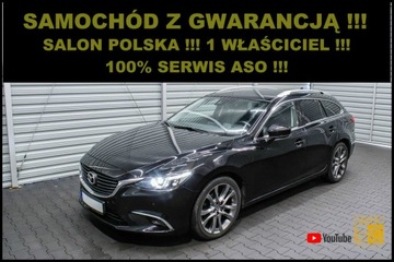 Mazda 6 III Kombi Facelifting 2.0 SKYACTIV-G 165KM 2016 Mazda 6 SKYPASSION + 100% Serwis MAZDA + Salon