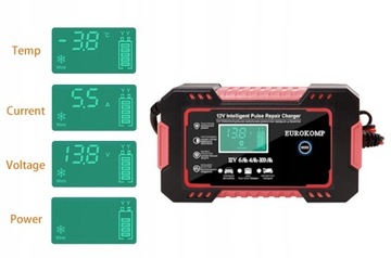 ЗАРЯДНОЕ УСТРОЙСТВО БЫСТРОЙ ЗАРЯДКИ 12V LCD 6A