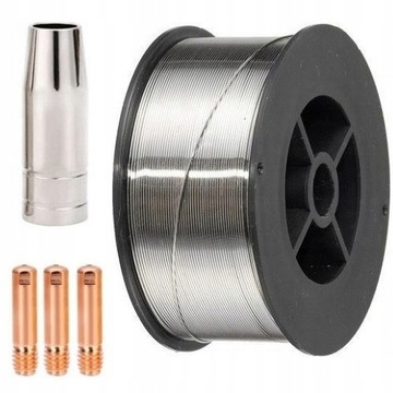 ZESTAW DRUT SAMOOSŁONOWY bez gazu 0,8 0,45KG FLUX